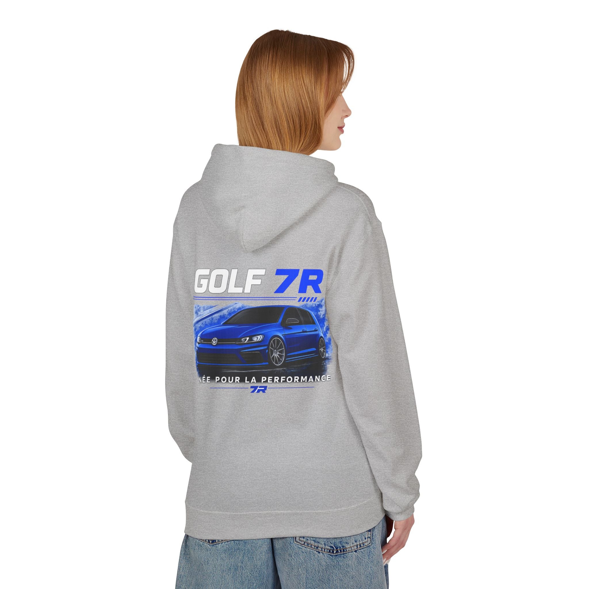 Golf 7R Performance Hoodie — Blue VW Golf 7R Racing Sweatshirt