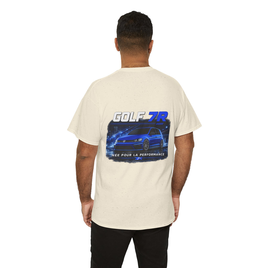 Golf 7R T-Shirt — Blue Performance VW Golf Graphic Tee