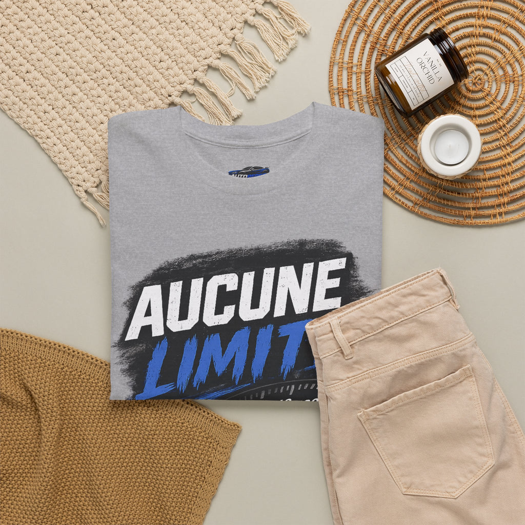Aucune Limite Tee — French 'No Limits' Speedometer Graphic T-Shirt