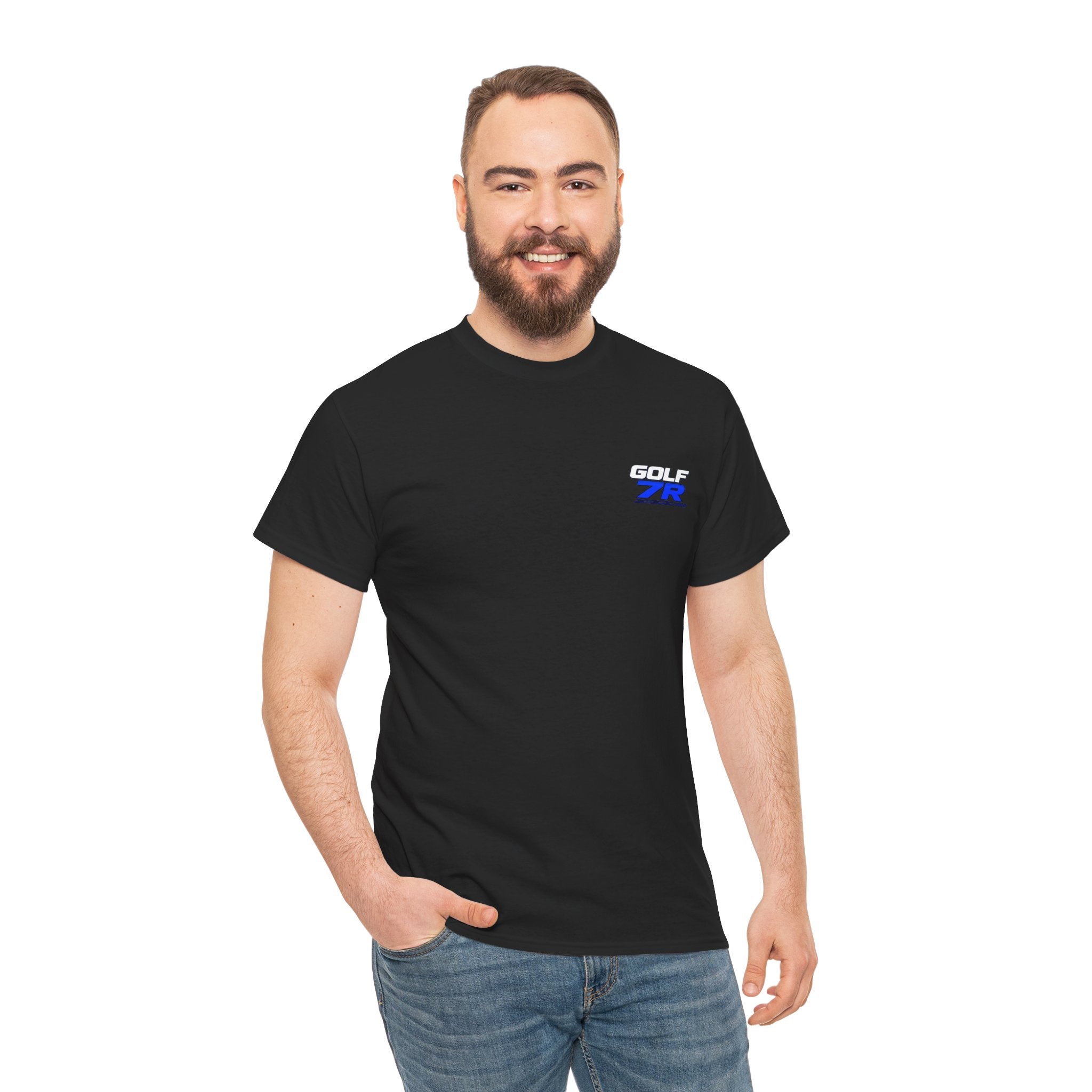 Golf 7R T-Shirt — Blue Performance VW Golf Graphic Tee
