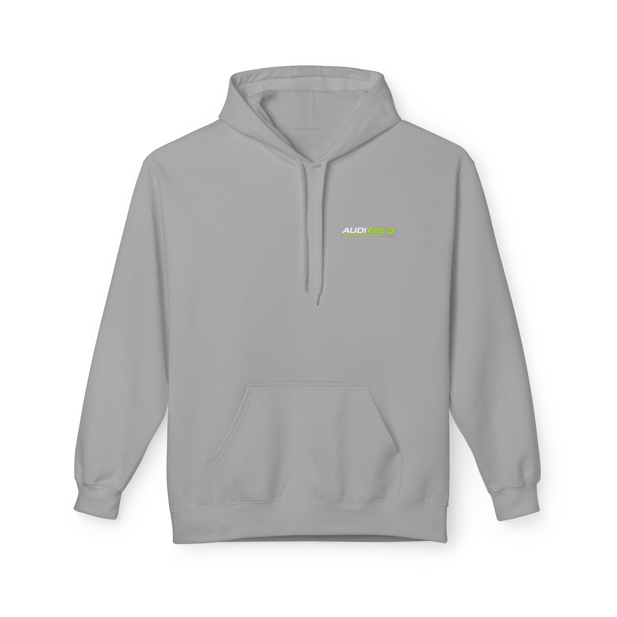 Audi RS3 Hoodie — Neon Green Sport Car Graphic Sweatshirt