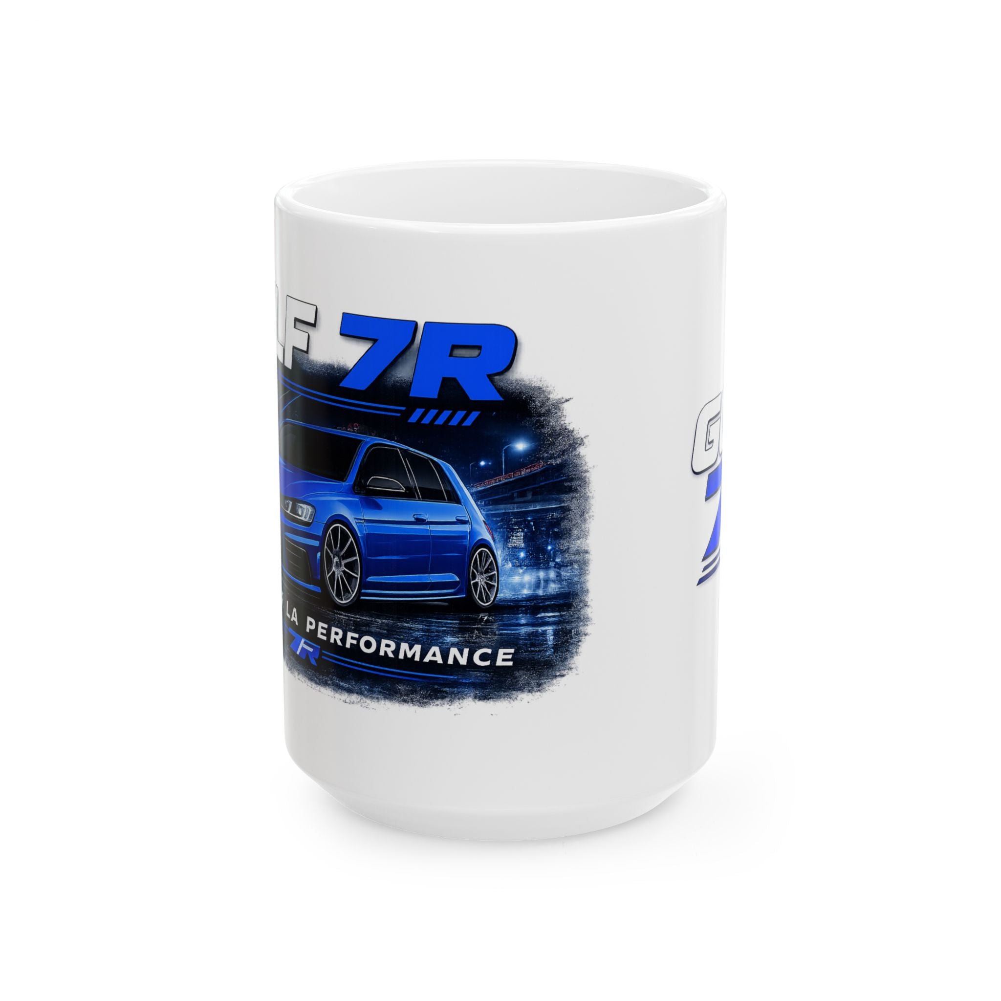 Golf R Blue Performance Ceramic Mug – Car Enthusiast 11oz/15oz Coffee Cup