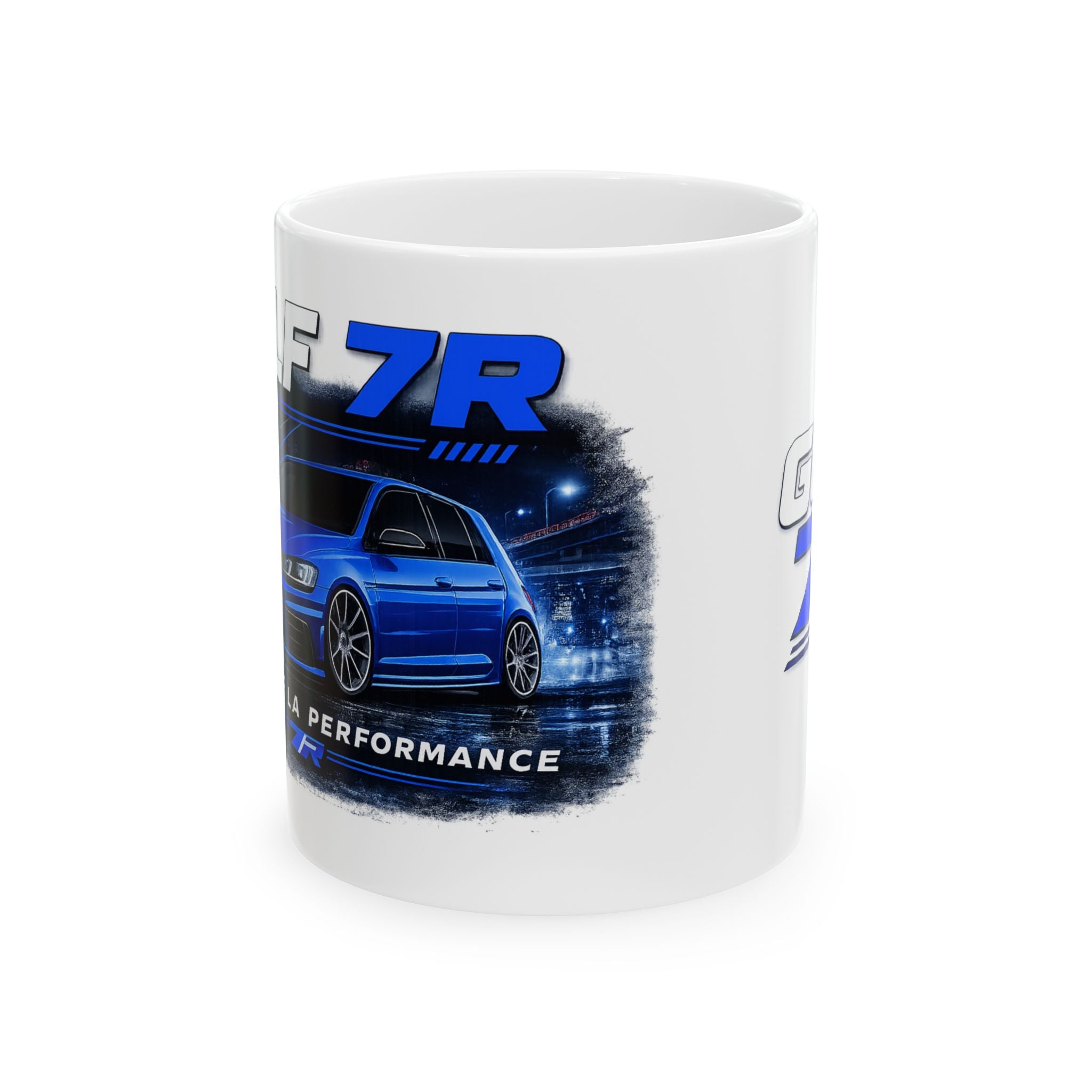 Golf R Blue Performance Ceramic Mug – Car Enthusiast 11oz/15oz Coffee Cup