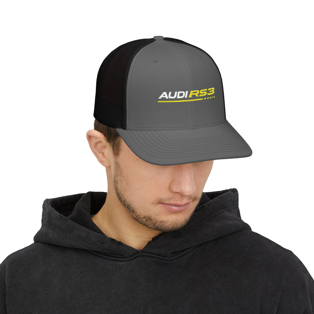 Audi RS3 Trucker Cap – Embroidered Racing Logo Snapback