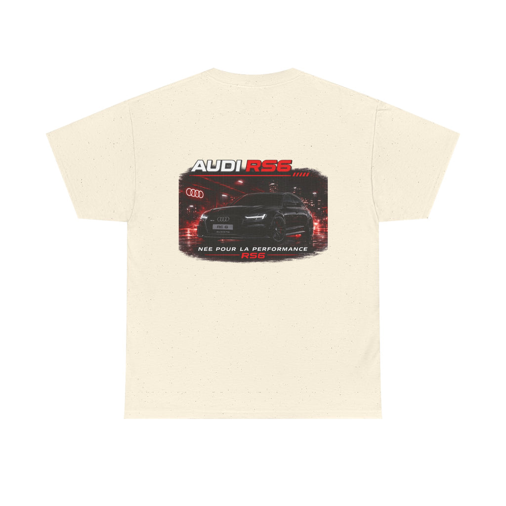 Audi RS6 Graphic Tee — Performance Car Shirt with ‘Audi RS6’ Design