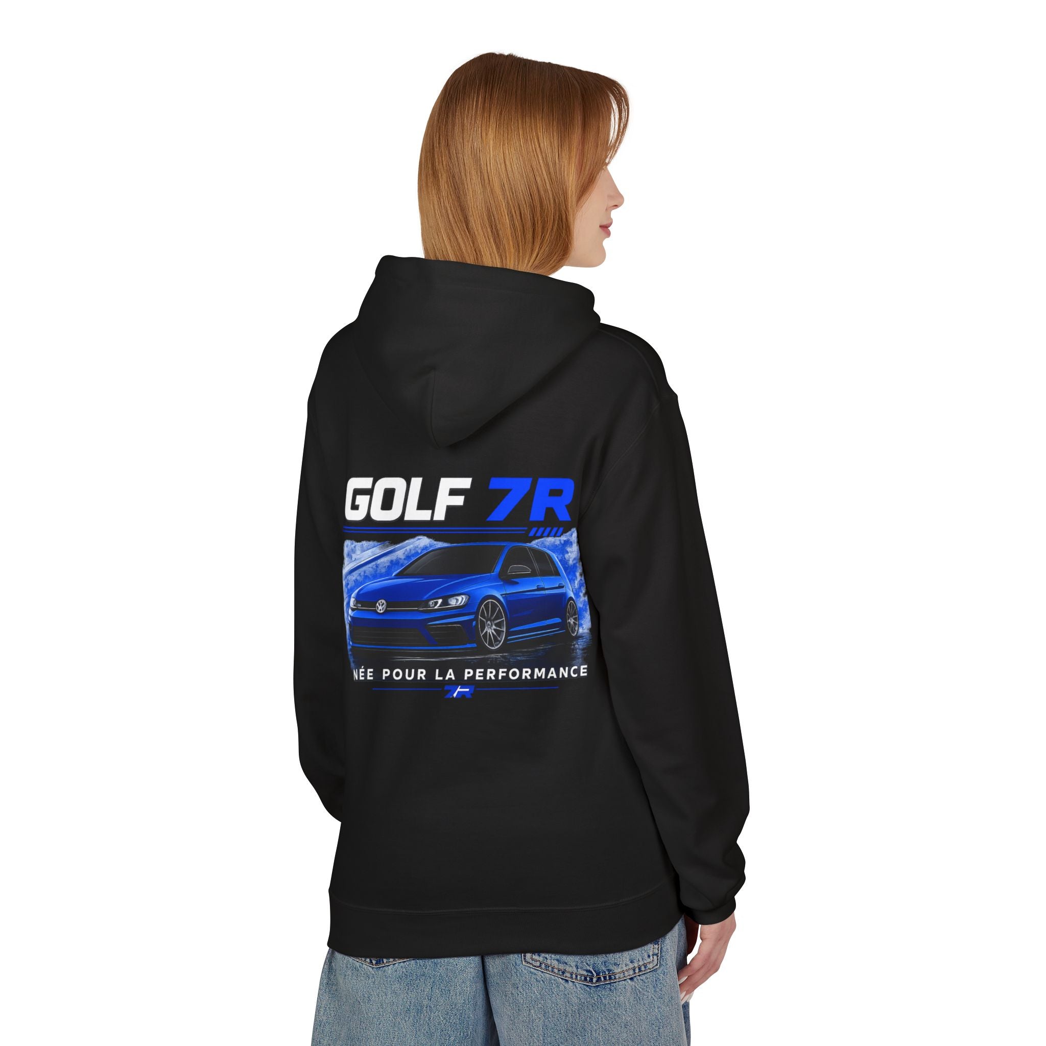 Golf 7R Performance Hoodie — Blue VW Golf 7R Racing Sweatshirt