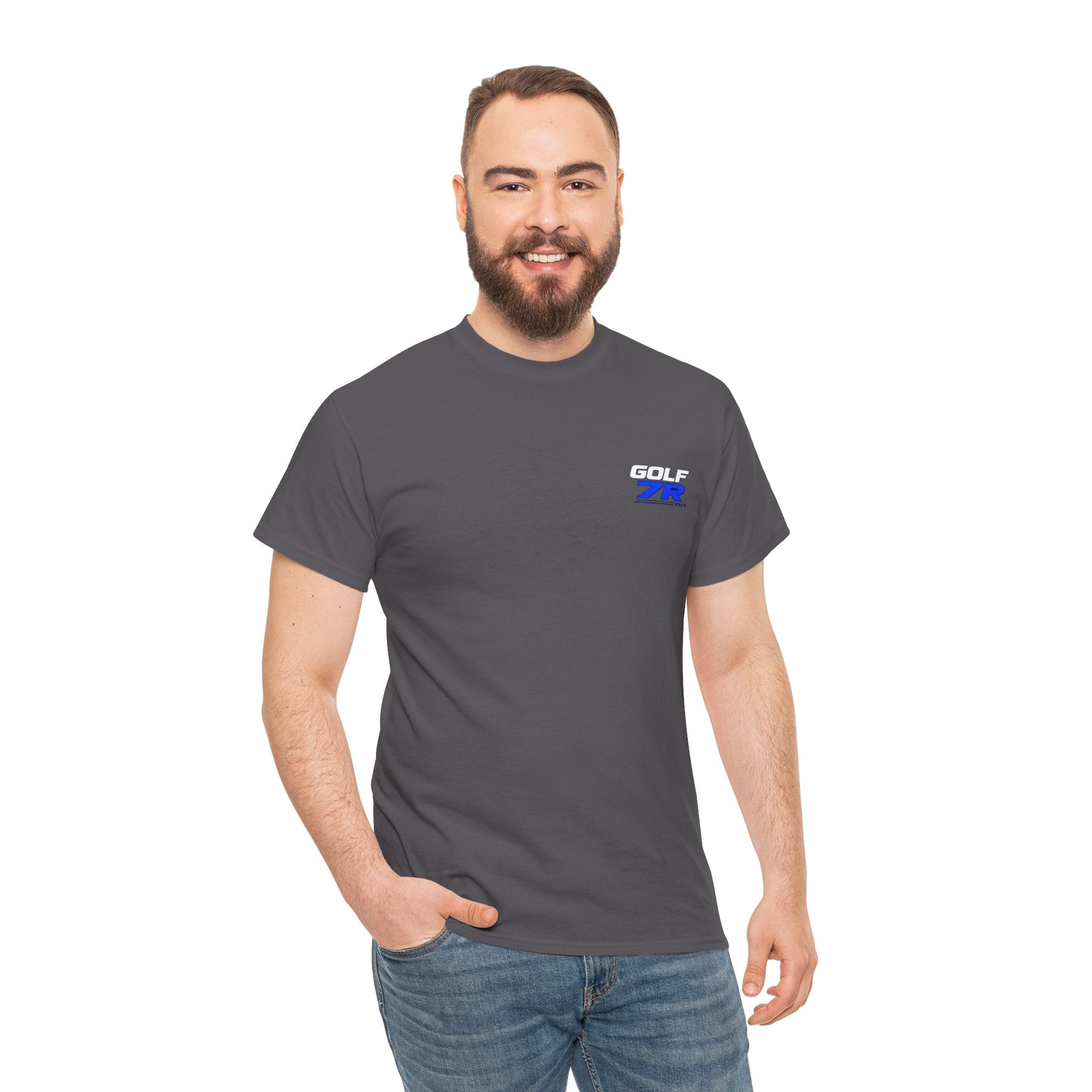 Golf 7R T-Shirt — Blue Performance VW Golf Graphic Tee