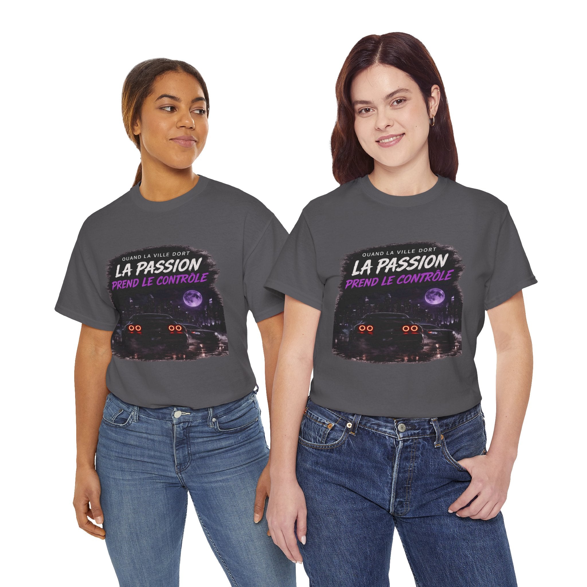 La Passion Prend Le Contrôle Tee — Retro Night Drive Graphic T-Shirt