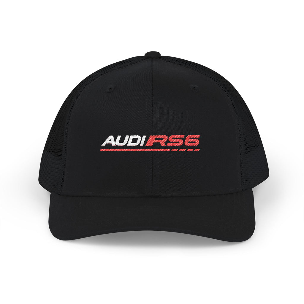 Audi RS6 Trucker Cap - Mesh Snapback Hat for Car Enthusiasts