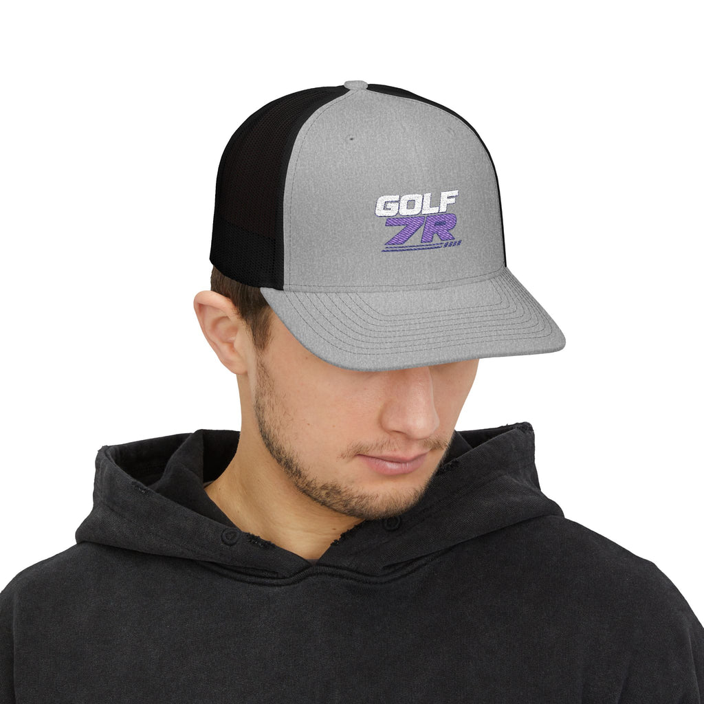 Trucker Cap — Retro 'GOLF ZR' Mesh Snapback Hat