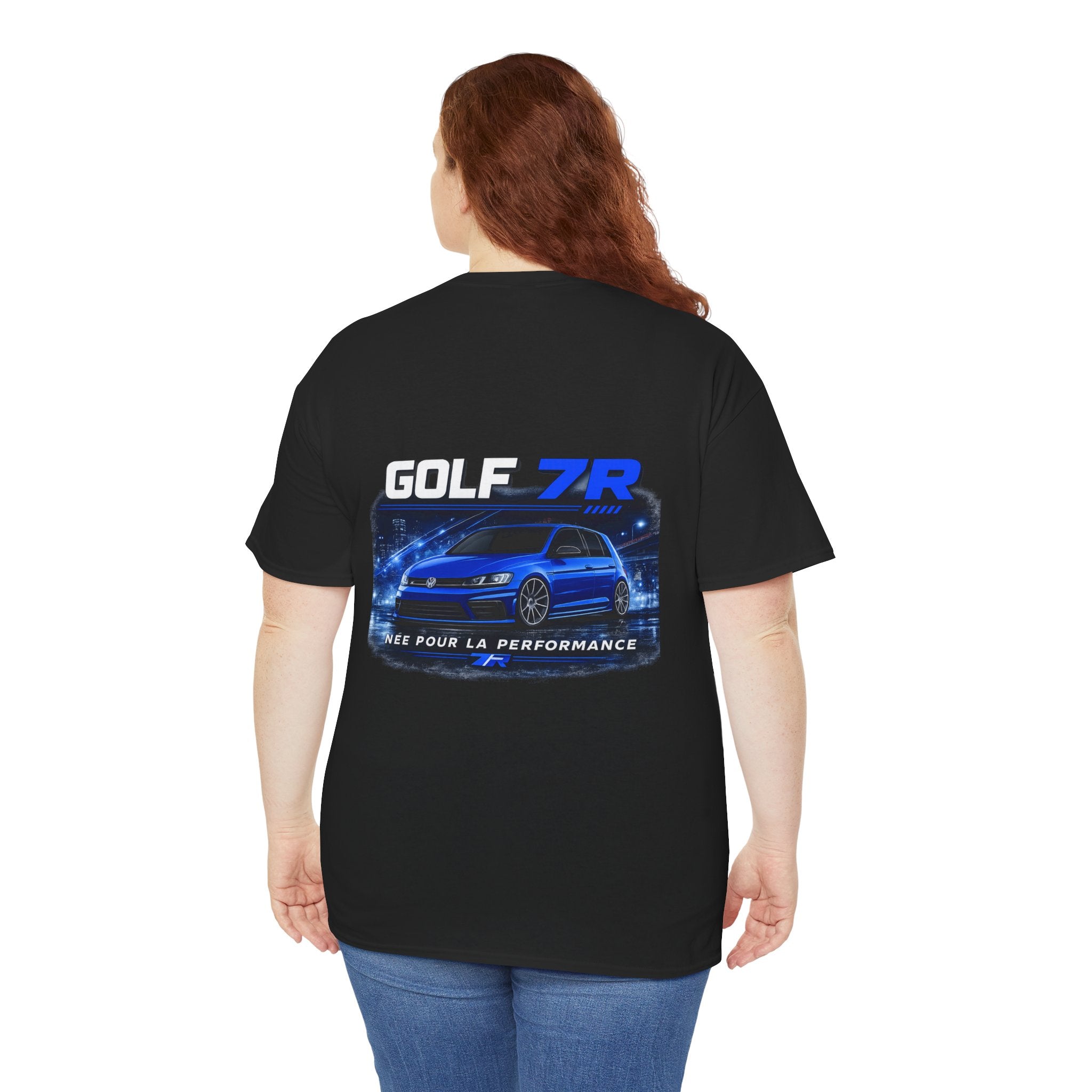 Golf 7R T-Shirt — Blue Performance VW Golf Graphic Tee