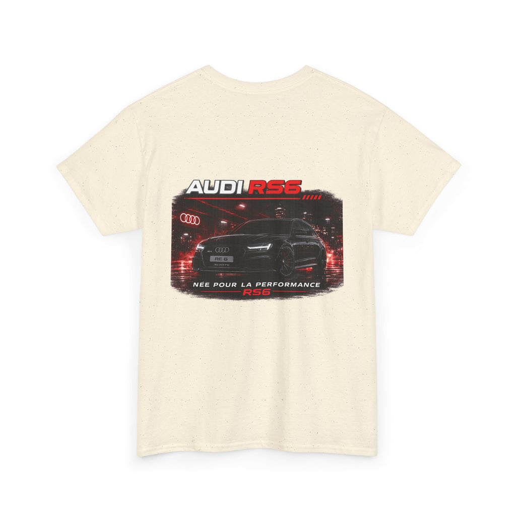 Audi RS6 Graphic Tee — Performance Car Shirt with ‘Audi RS6’ Design