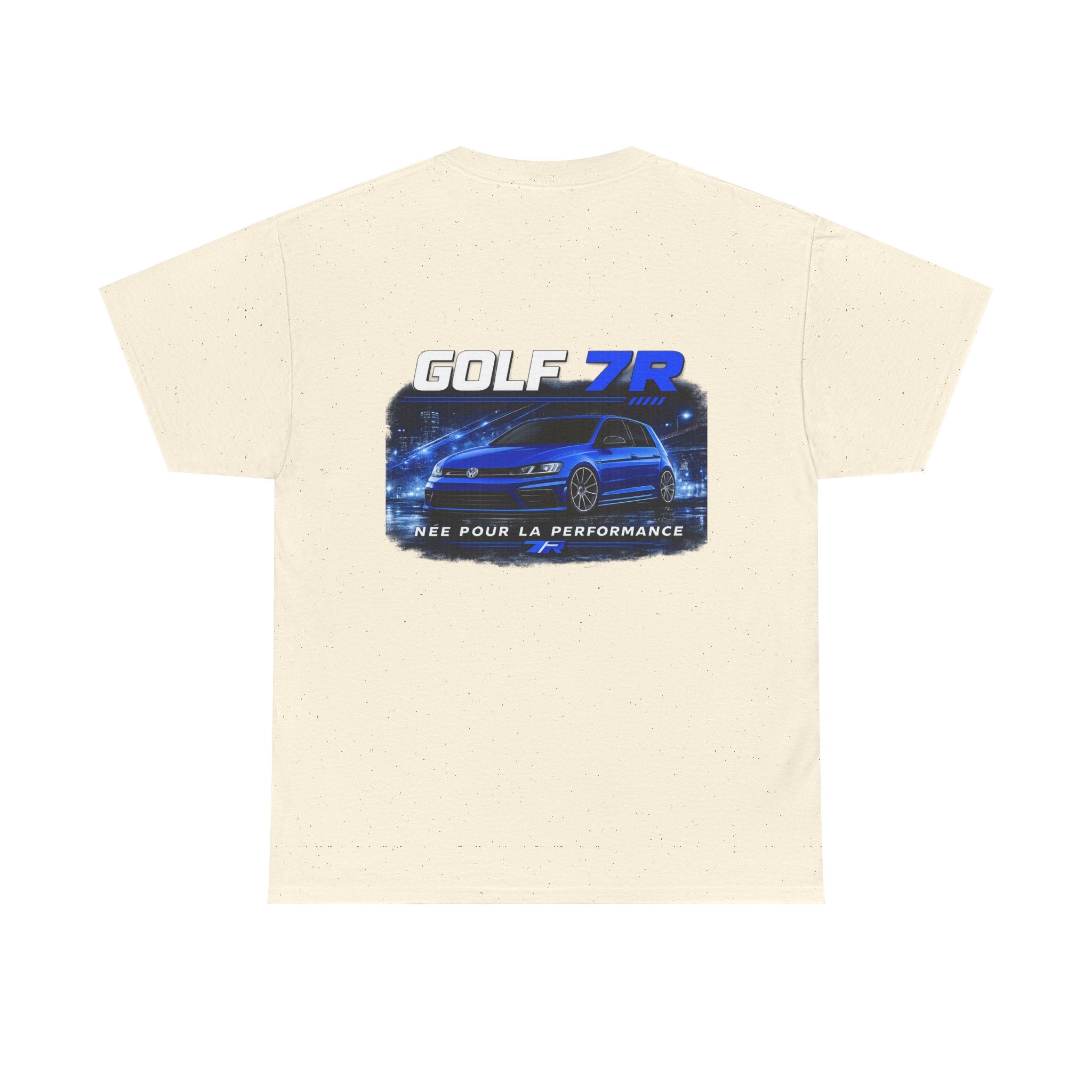 Golf 7R T-Shirt — Blue Performance VW Golf Graphic Tee