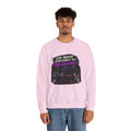 Crewneck Sweatshirt — "Les Nuits Appartiennent aux Passionnés" Neon Night Car Design