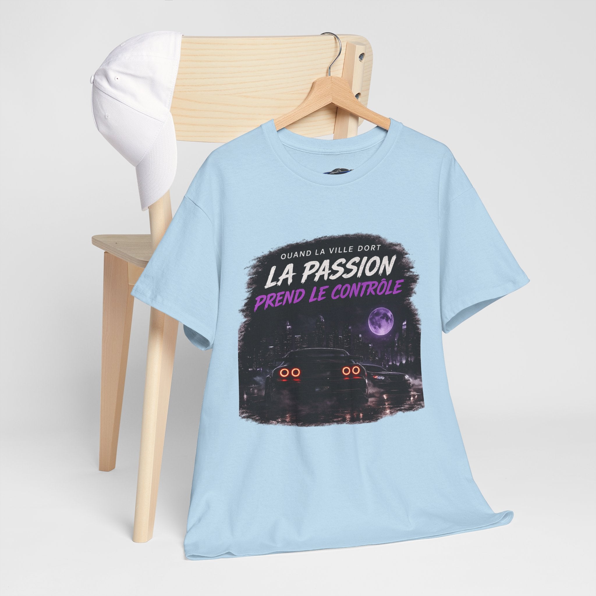 La Passion Prend Le Contrôle Tee — Retro Night Drive Graphic T-Shirt