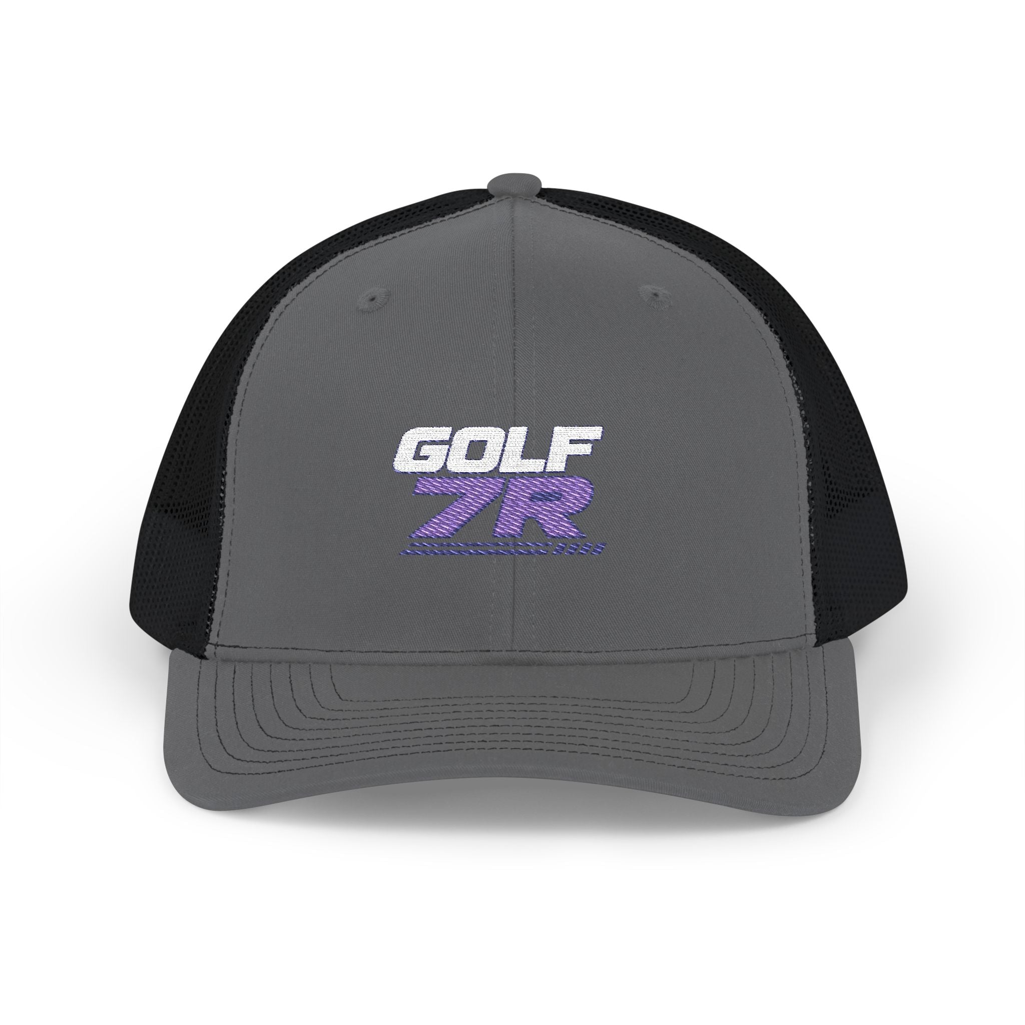Trucker Cap — Retro 'GOLF ZR' Mesh Snapback Hat