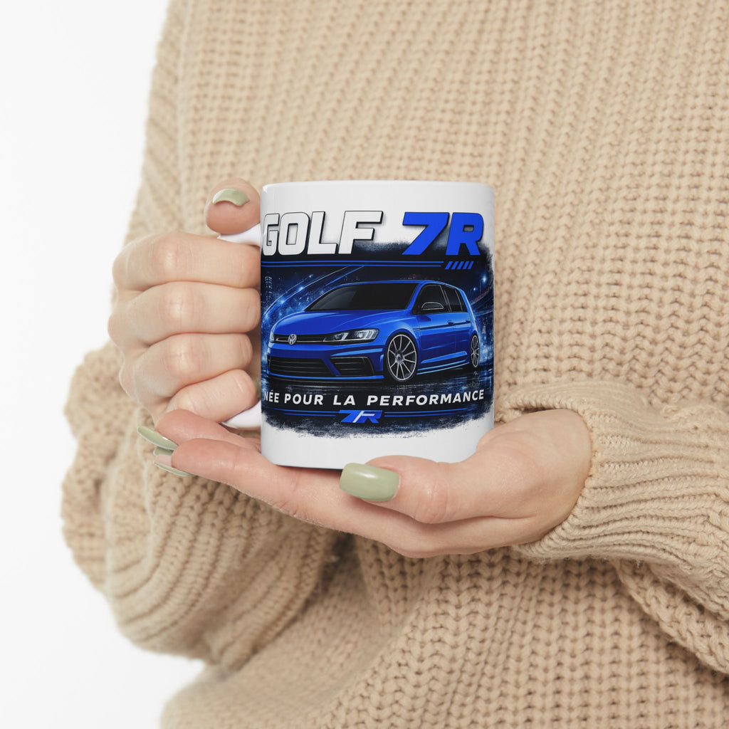Golf R Blue Performance Ceramic Mug – Car Enthusiast 11oz/15oz Coffee Cup