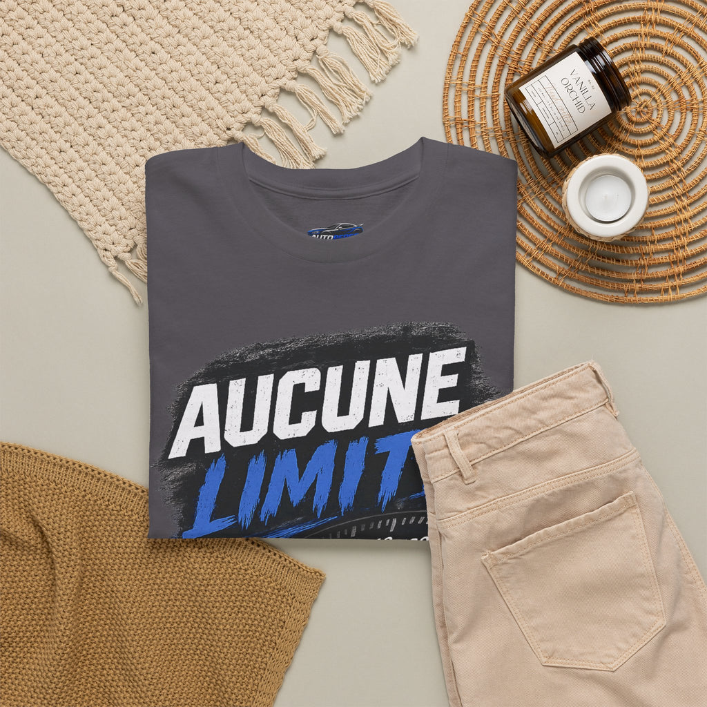 Aucune Limite Tee — French 'No Limits' Speedometer Graphic T-Shirt