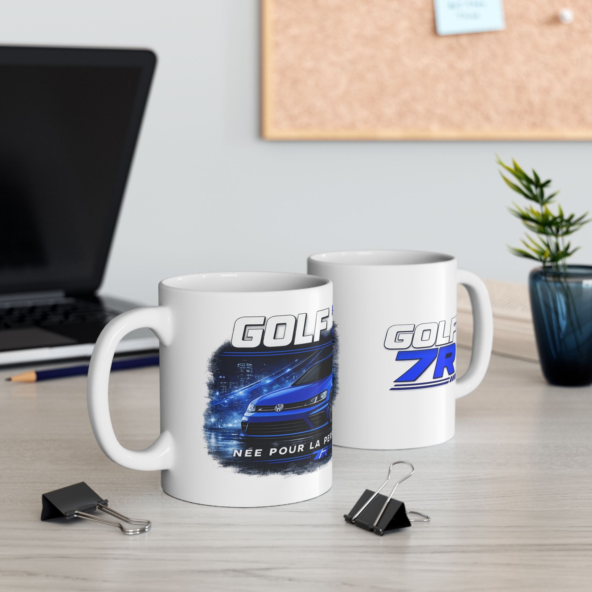 Golf R Blue Performance Ceramic Mug – Car Enthusiast 11oz/15oz Coffee Cup