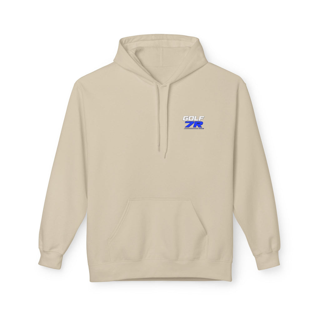 Golf 7R Performance Hoodie — Blue GTI-Inspired Car Graphic Hooded Sweatshirt