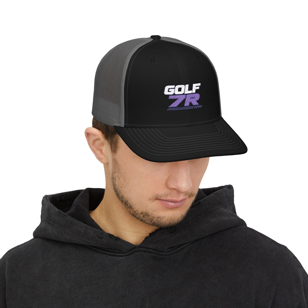 Trucker Cap — Retro 'GOLF ZR' Mesh Snapback Hat