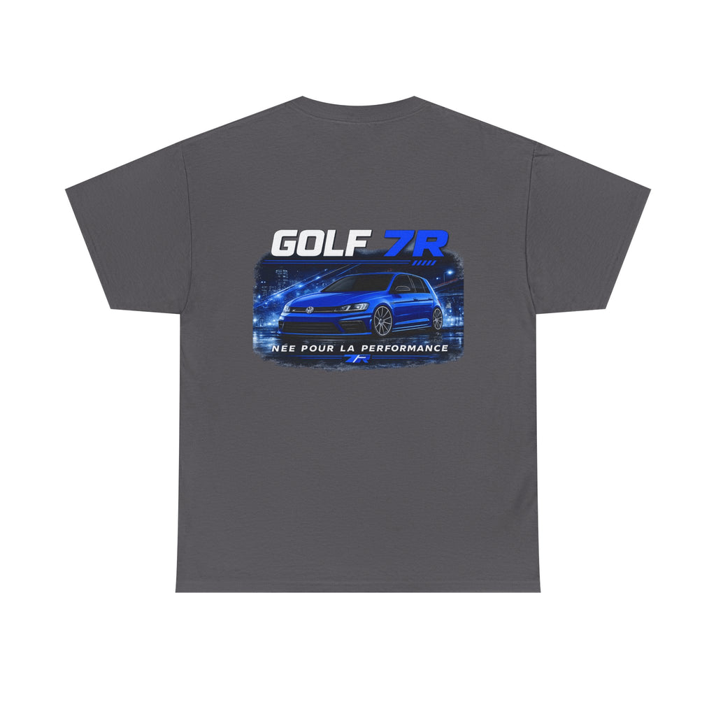 Golf 7R T-Shirt — Blue Performance VW Golf Graphic Tee