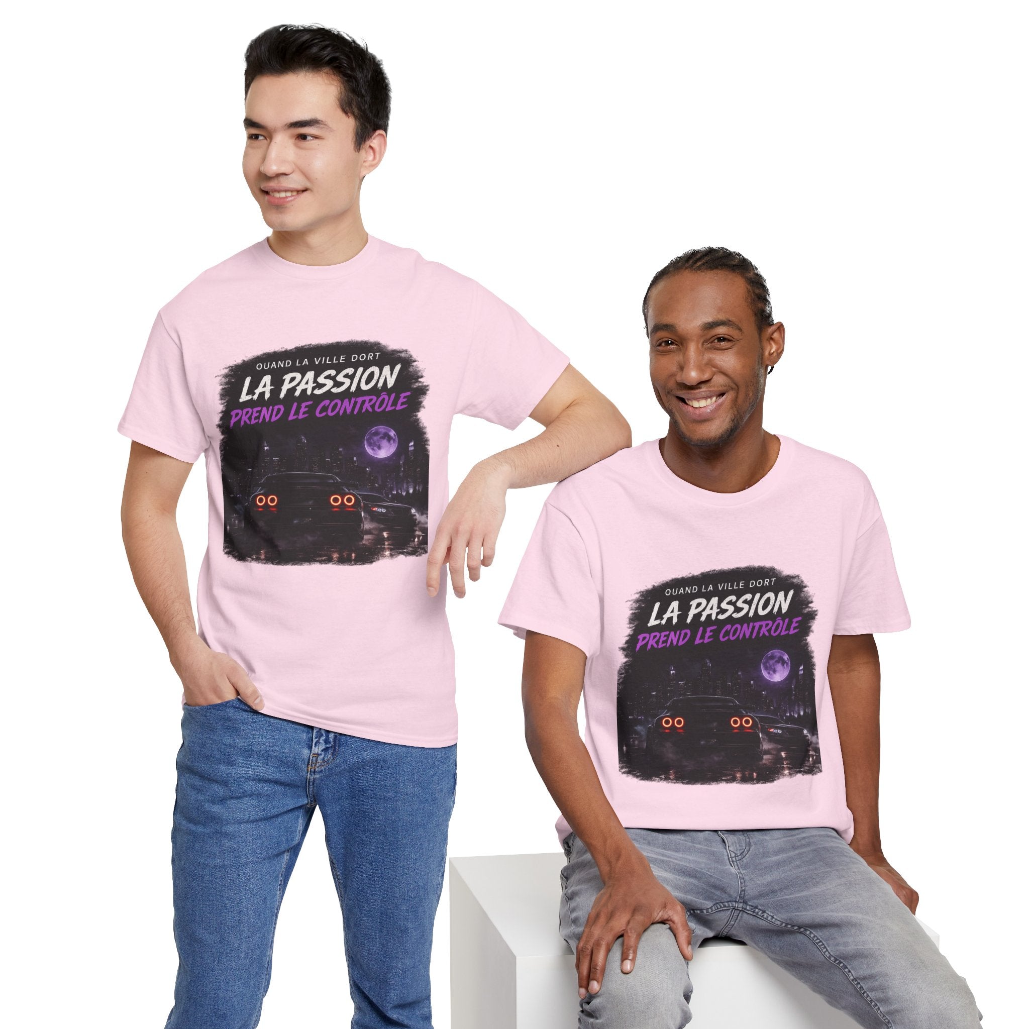 La Passion Prend Le Contrôle Tee — Retro Night Drive Graphic T-Shirt