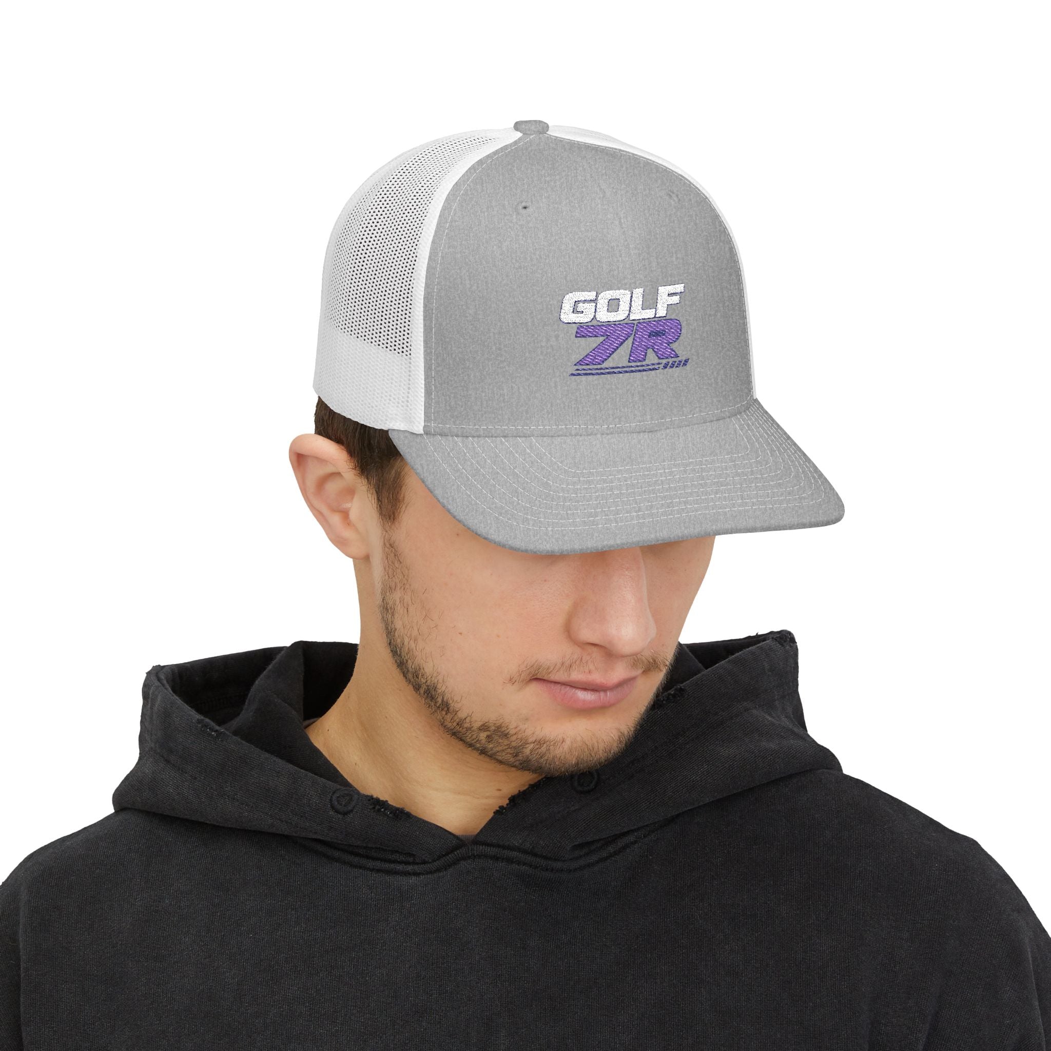 Trucker Cap — Retro 'GOLF ZR' Mesh Snapback Hat