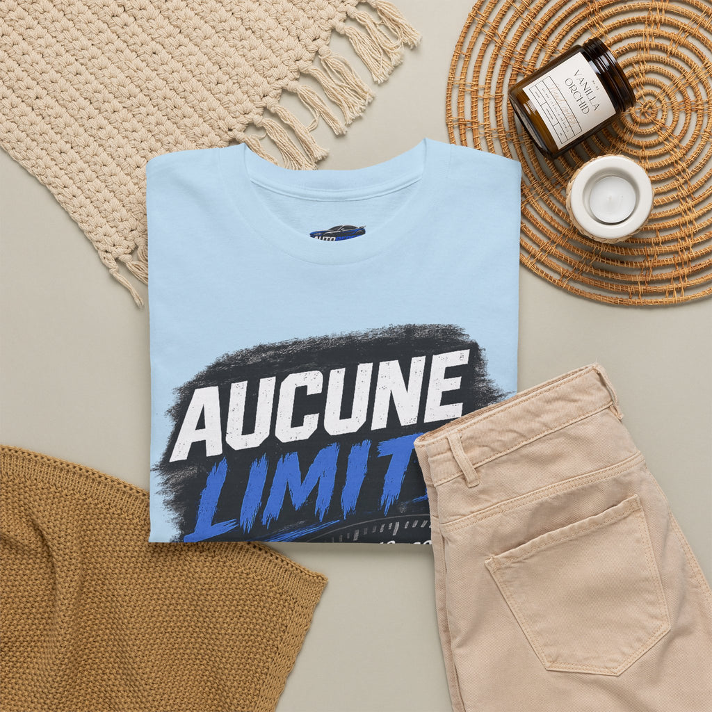 Aucune Limite Tee — French 'No Limits' Speedometer Graphic T-Shirt