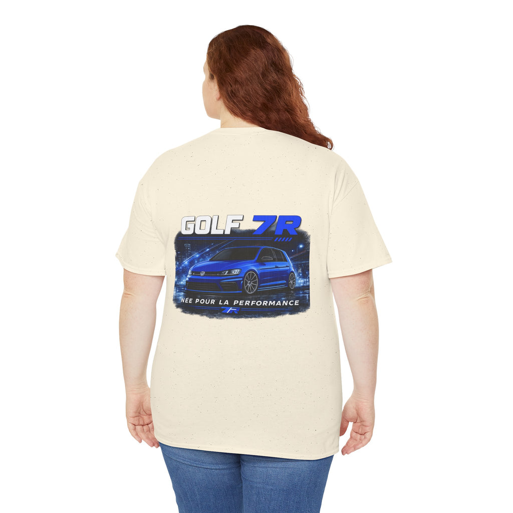 Golf 7R T-Shirt — Blue Performance VW Golf Graphic Tee