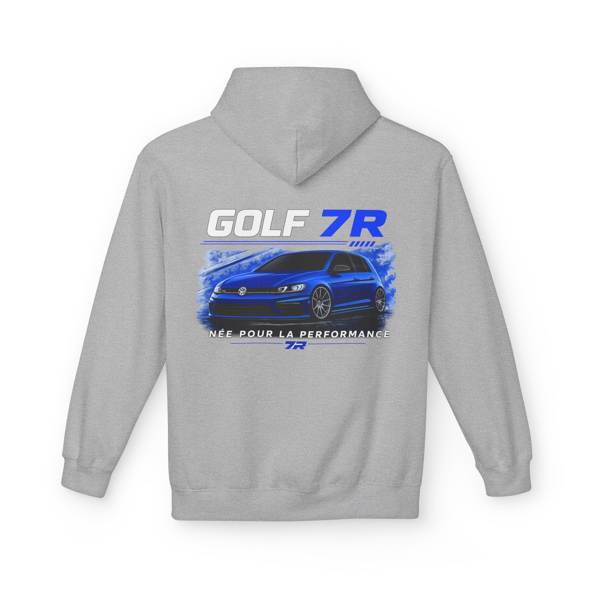 Golf 7R Performance Hoodie — Blue VW Golf 7R Racing Sweatshirt