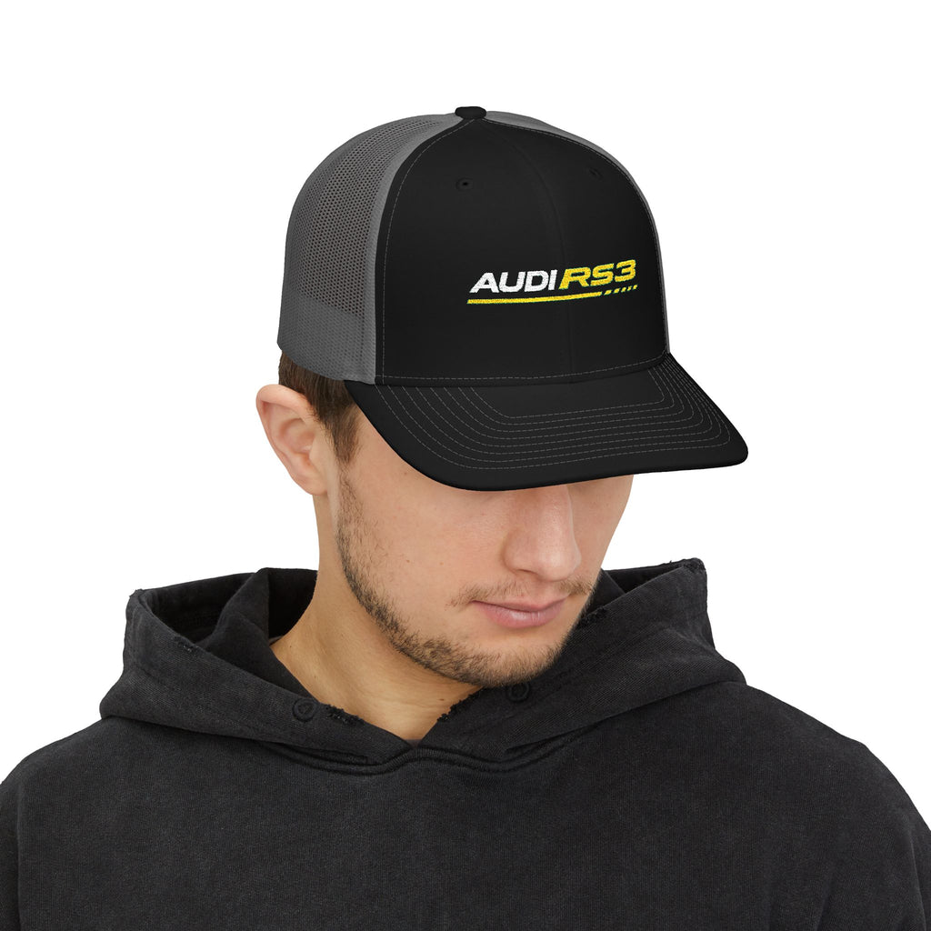 Audi RS3 Trucker Cap – Embroidered Racing Logo Snapback